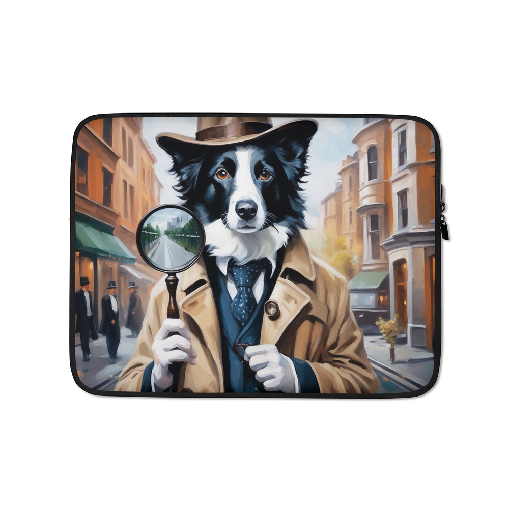 PugMug Custom Border Collie Laptop Sleeve