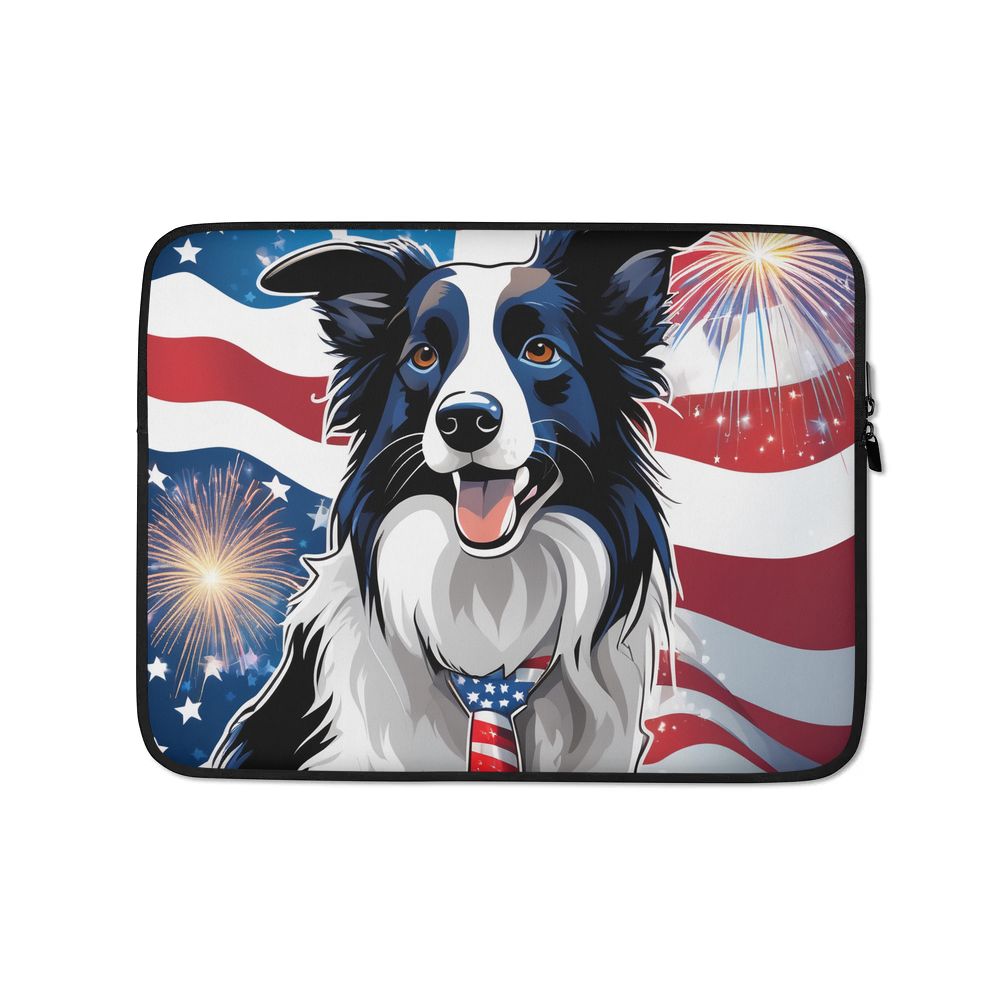 PugMug Custom Border Collie Laptop Sleeve