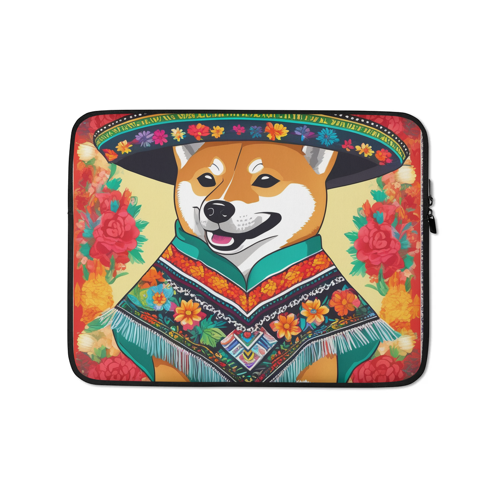 PugMug Custom Shiba Inu Laptop Sleeve