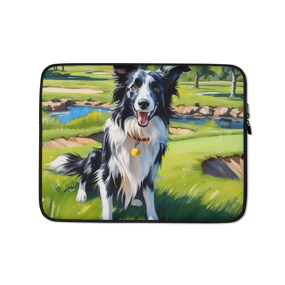 PugMug Custom Border Collie Laptop Sleeve