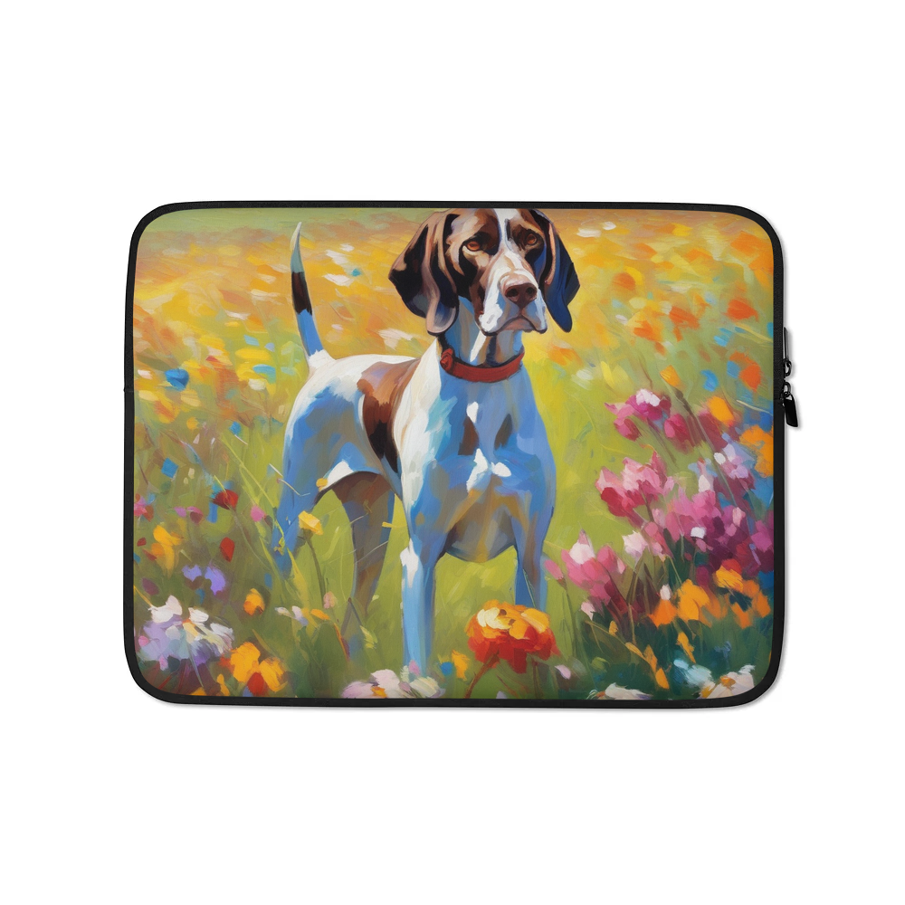 PugMug Custom Pointer Dog Laptop Sleeve