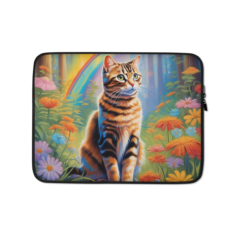 PugMug Custom Tabby Scottish Fold Cat Laptop Sleeve