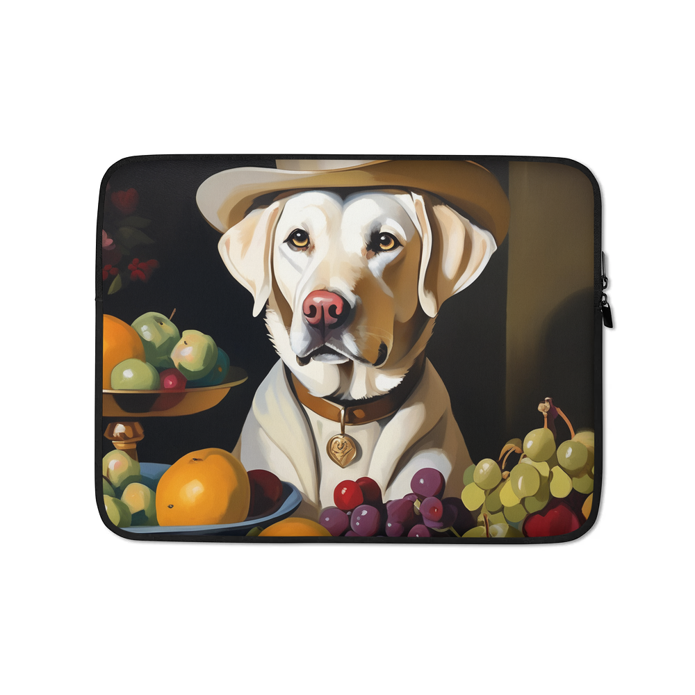 PugMug Custom White Labrador Retriever Laptop Sleeve