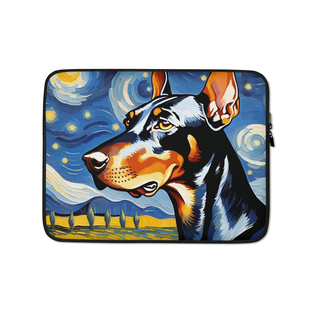 PugMug Custom Doberman Pinscher Laptop Sleeve