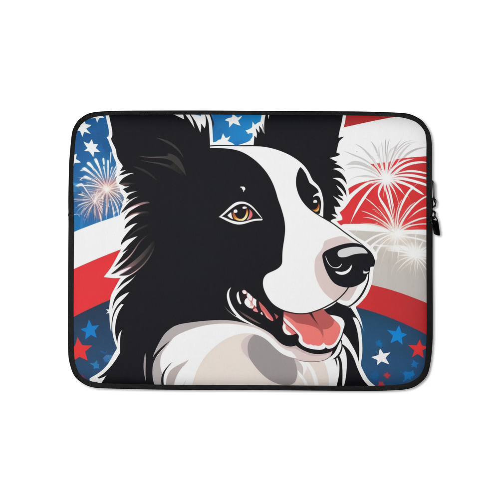 PugMug Custom Border Collie Laptop Sleeve