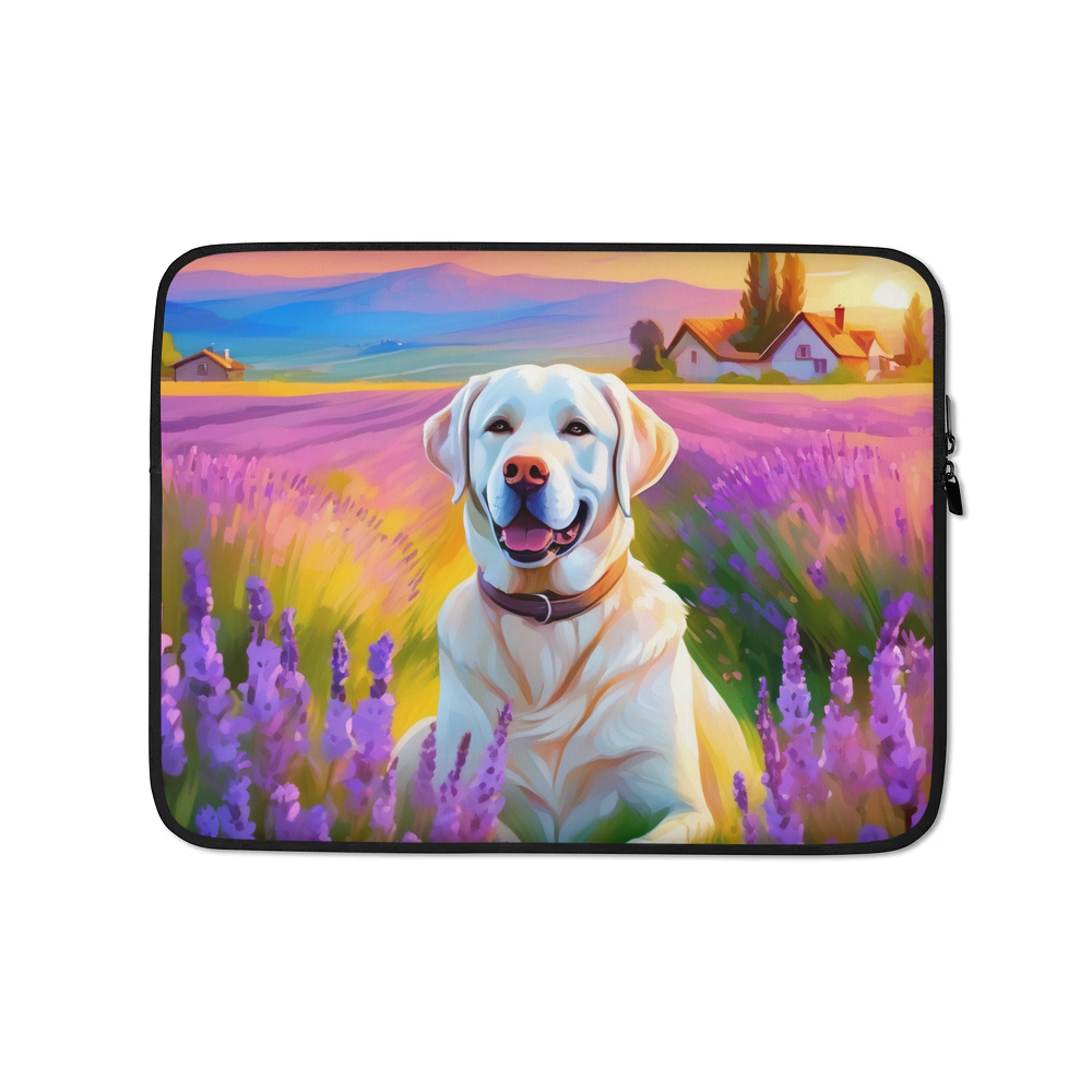 PugMug Custom White Labrador Retriever Laptop Sleeve