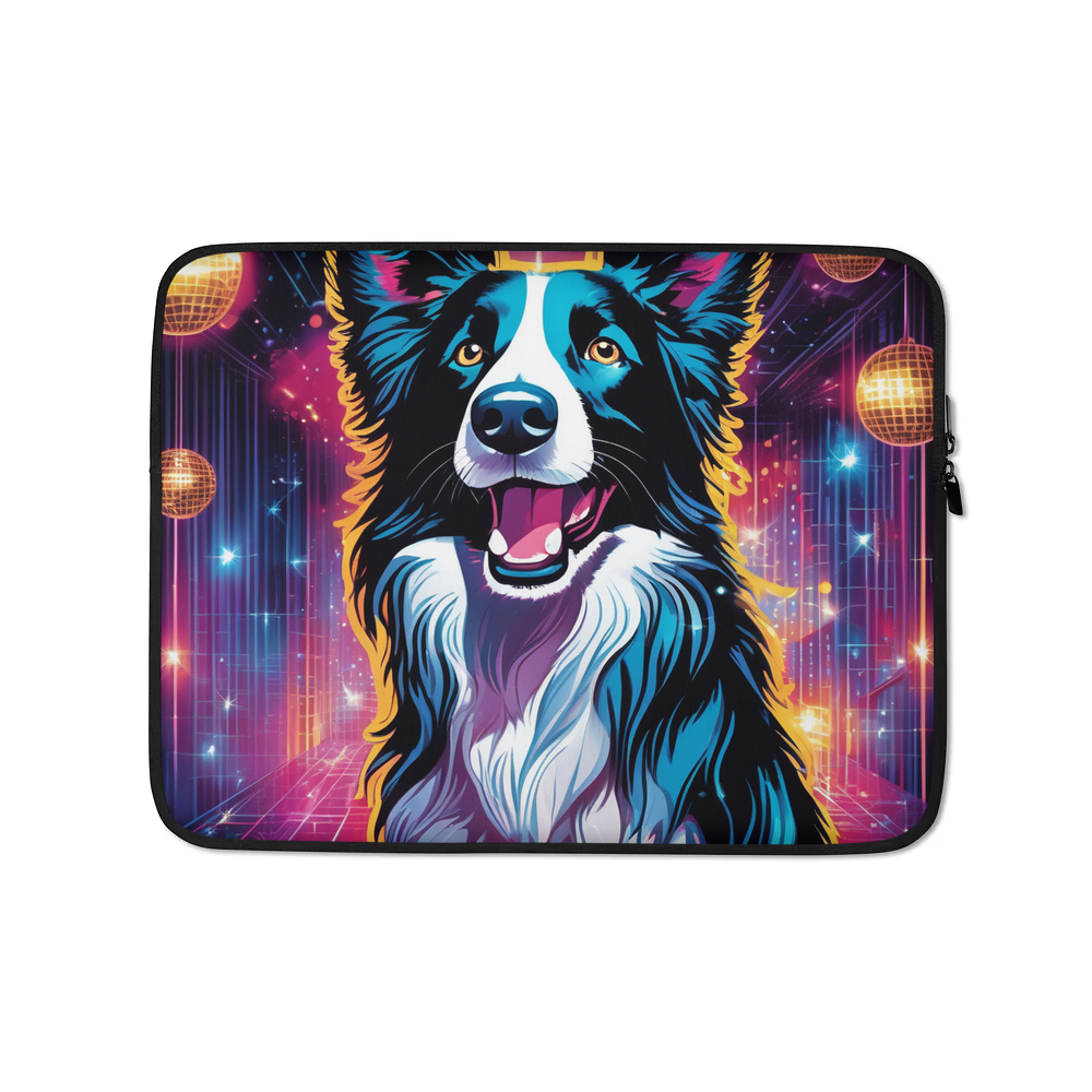PugMug Custom Border Collie Laptop Sleeve