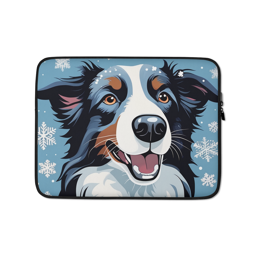 PugMug Custom Border Collie Laptop Sleeve