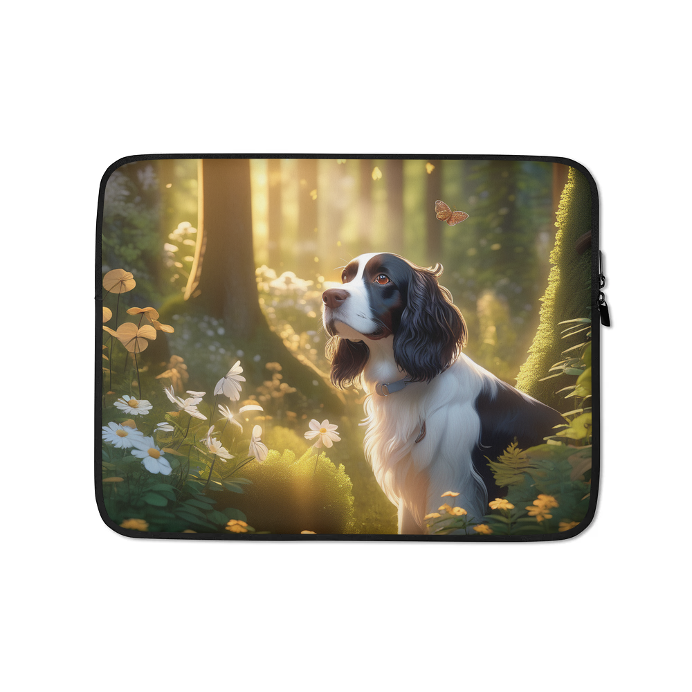 PugMug Custom English Springer Spaniel Laptop Sleeve