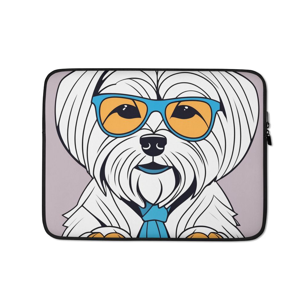 PugMug Custom Maltese Dog Laptop Sleeve