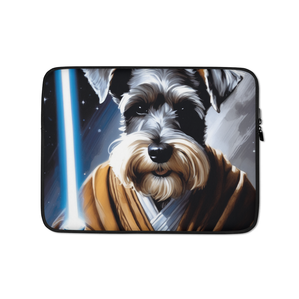 PugMug Custom Miniature Schnauzer Laptop Sleeve