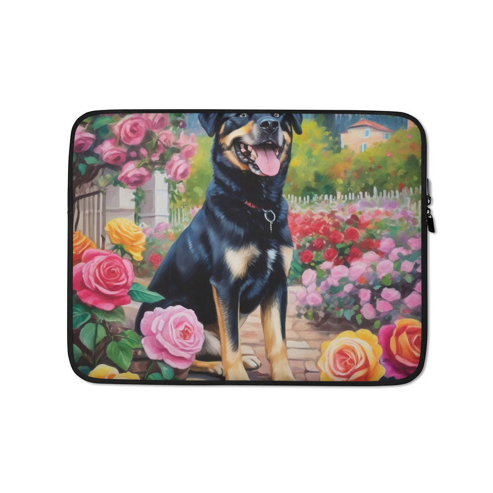 PugMug Custom Blue Laptop Sleeve