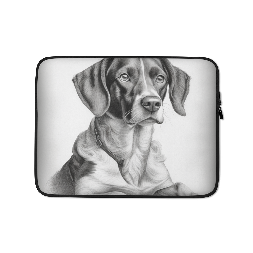 PugMug Custom Brittany Dog Laptop Sleeve