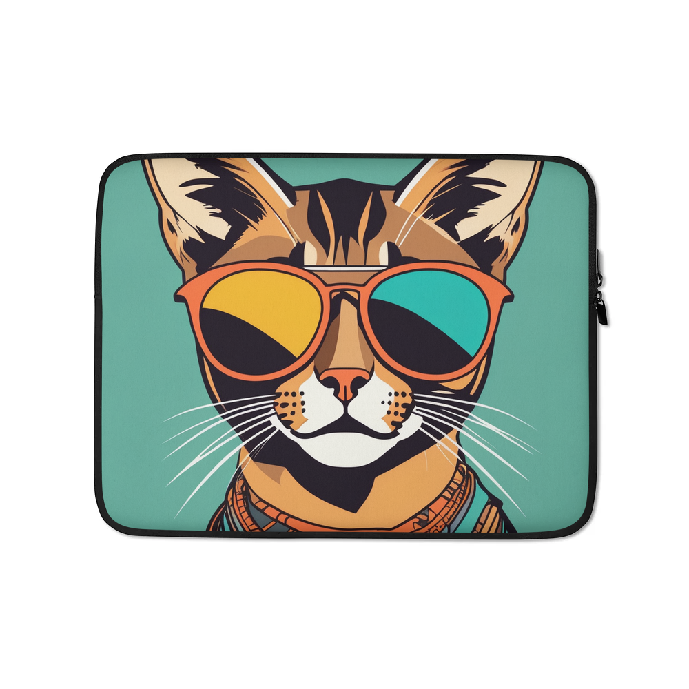 PugMug Custom Tabby Abyssinian Cat Laptop Sleeve