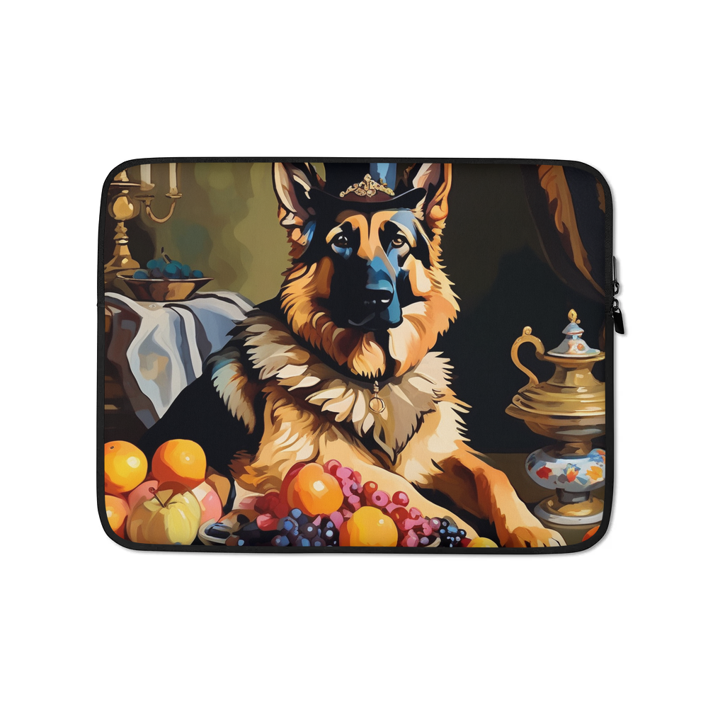 PugMug Custom German Shepherd Dog Laptop Sleeve