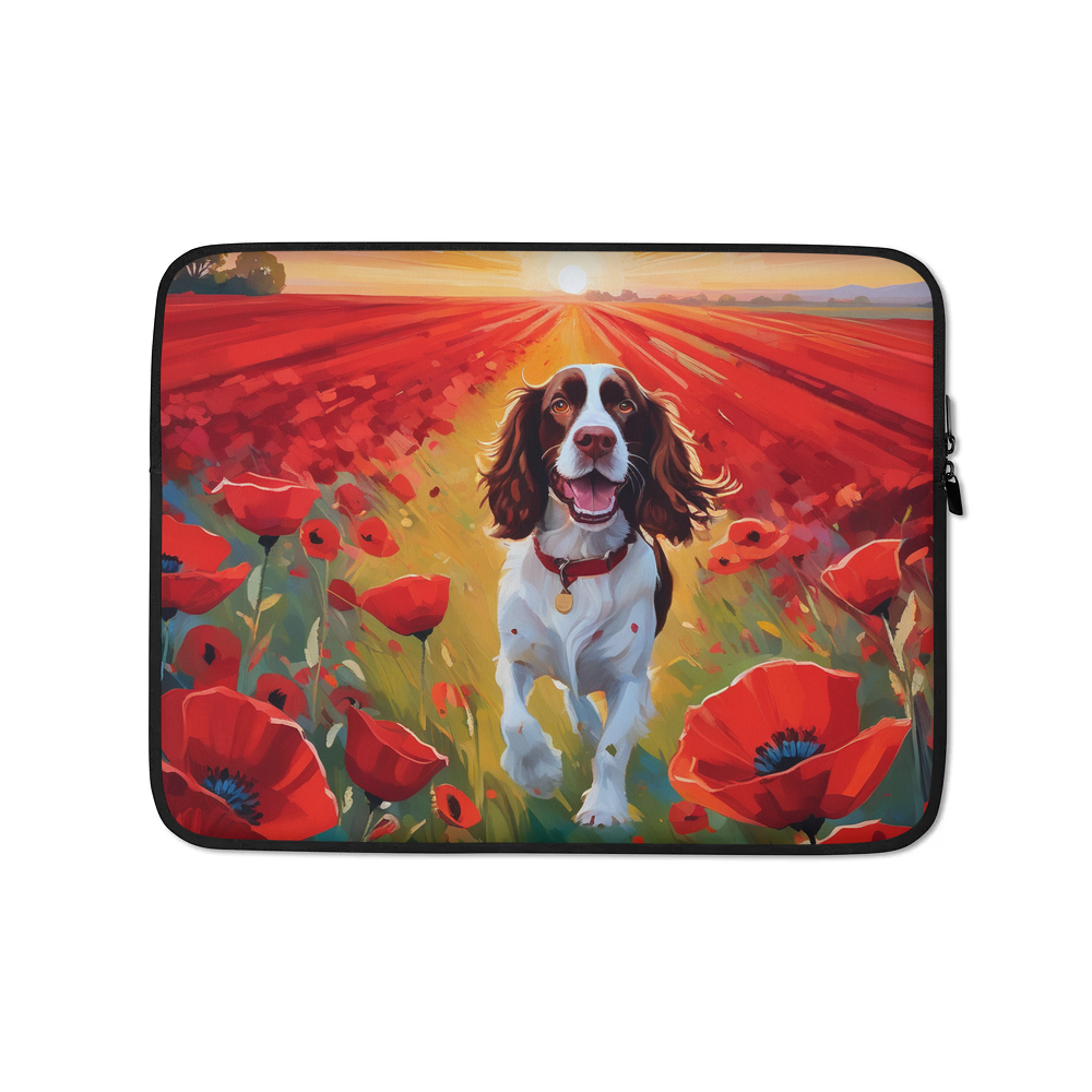 PugMug Custom English Springer Spaniel Laptop Sleeve