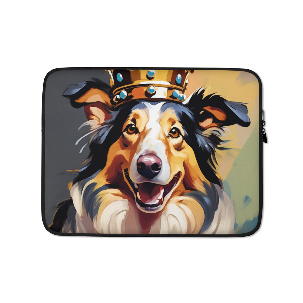 PugMug Custom Collie Laptop Sleeve