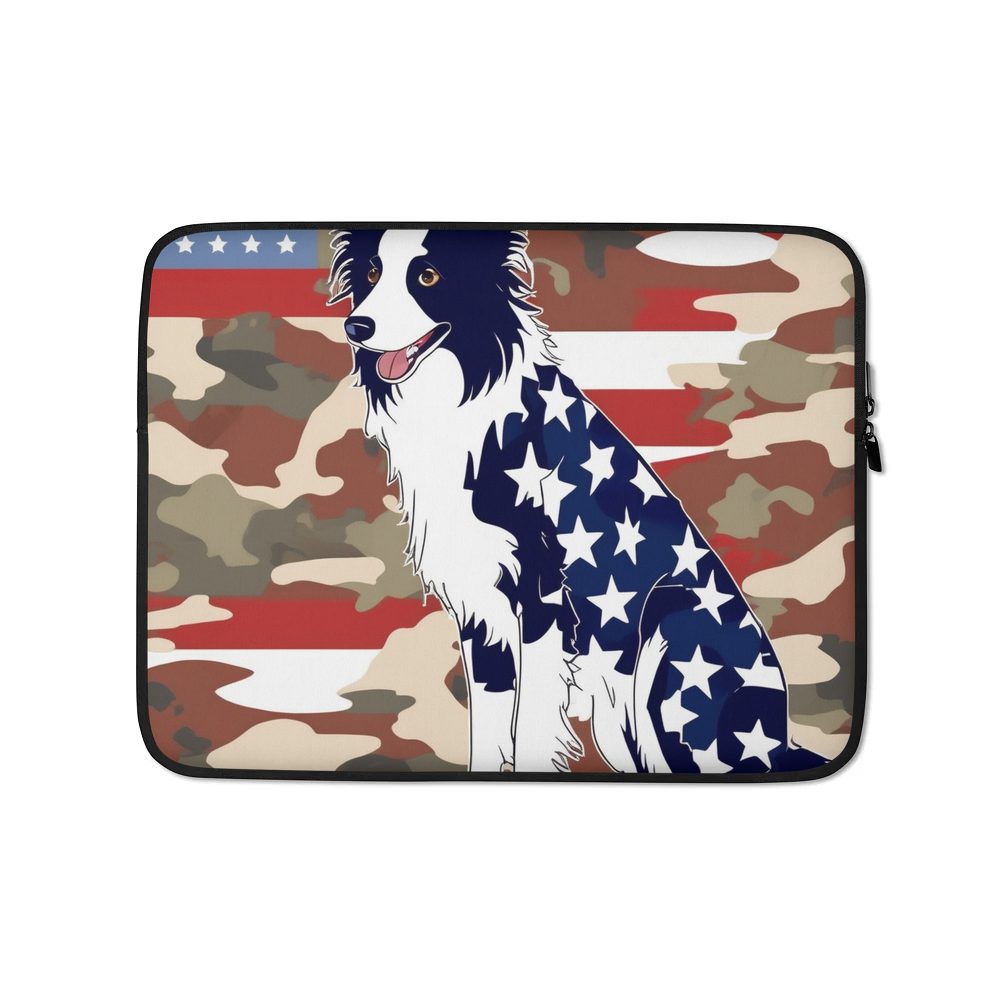 PugMug Custom Border Collie Laptop Sleeve