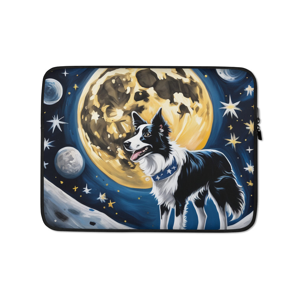 PugMug Custom Border Collie Laptop Sleeve