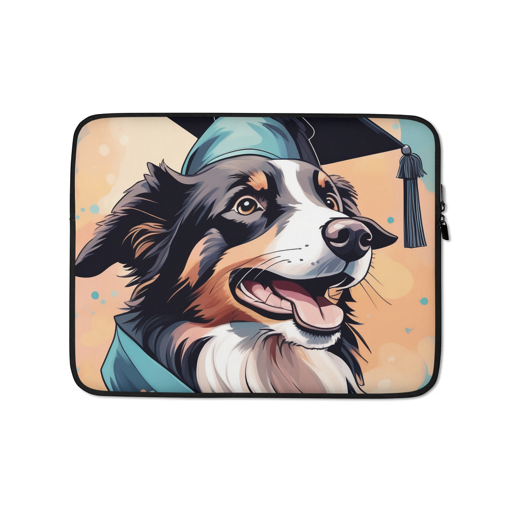 PugMug Custom Border Collie Laptop Sleeve
