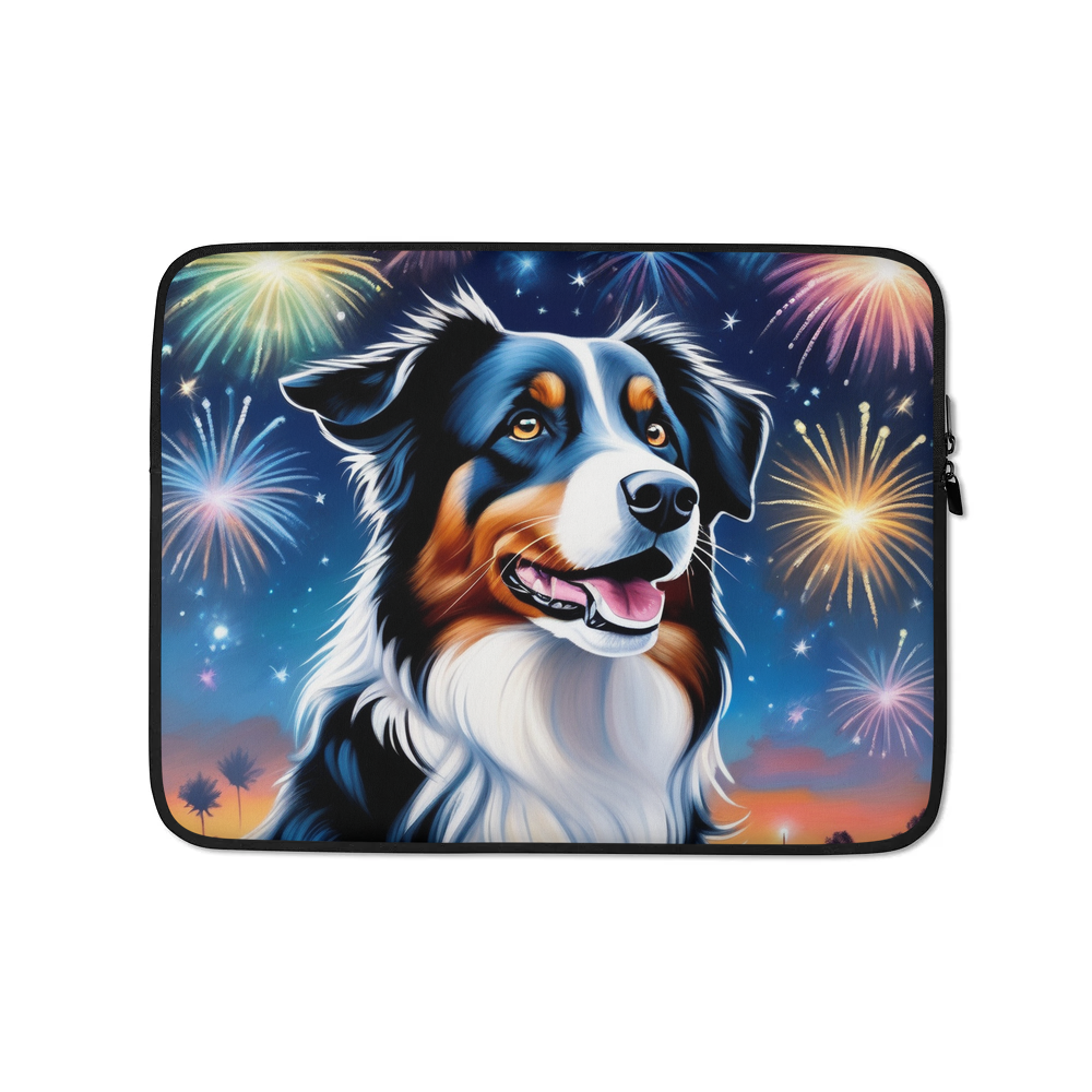 PugMug Custom Australian Shepherd Dog Laptop Sleeve