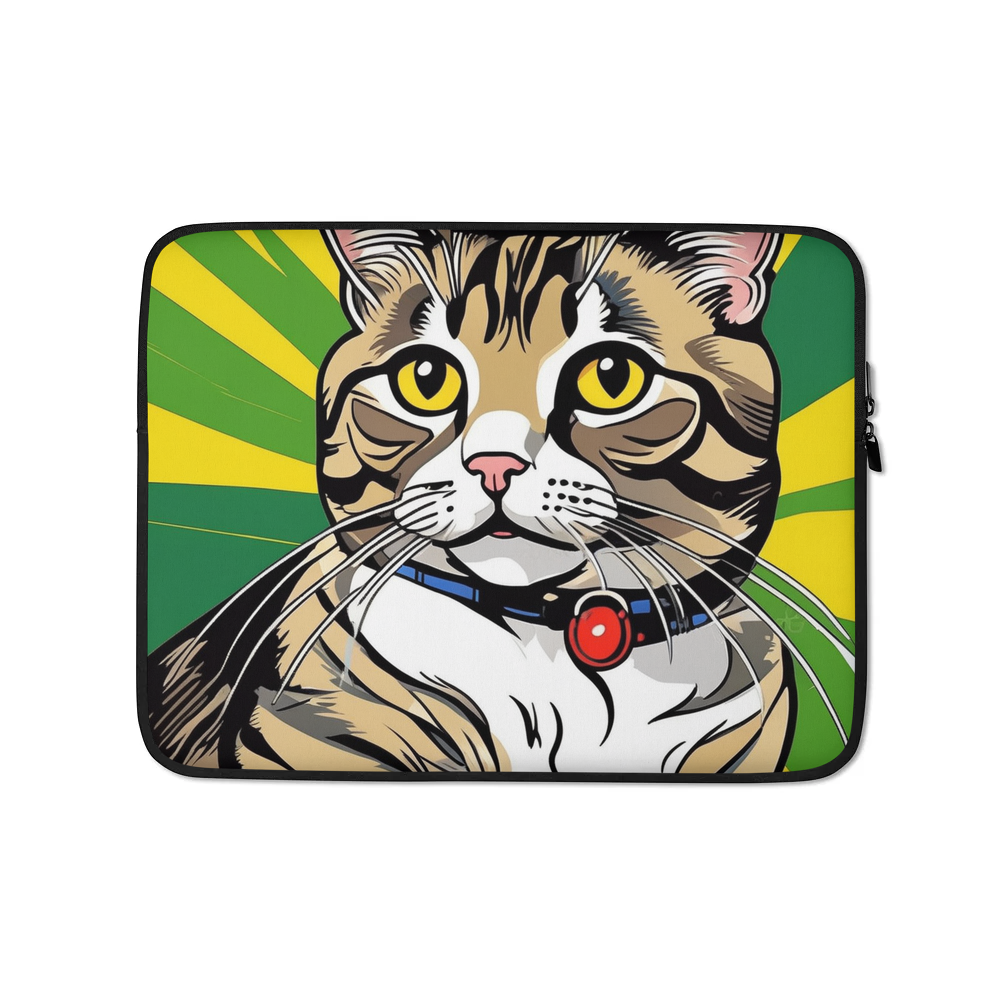 PugMug Custom Tabby Scottish Fold Cat Laptop Sleeve