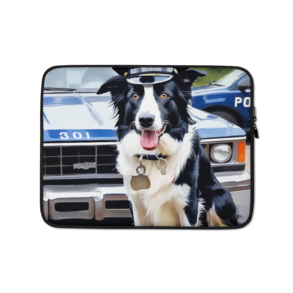 PugMug Custom Border Collie Laptop Sleeve