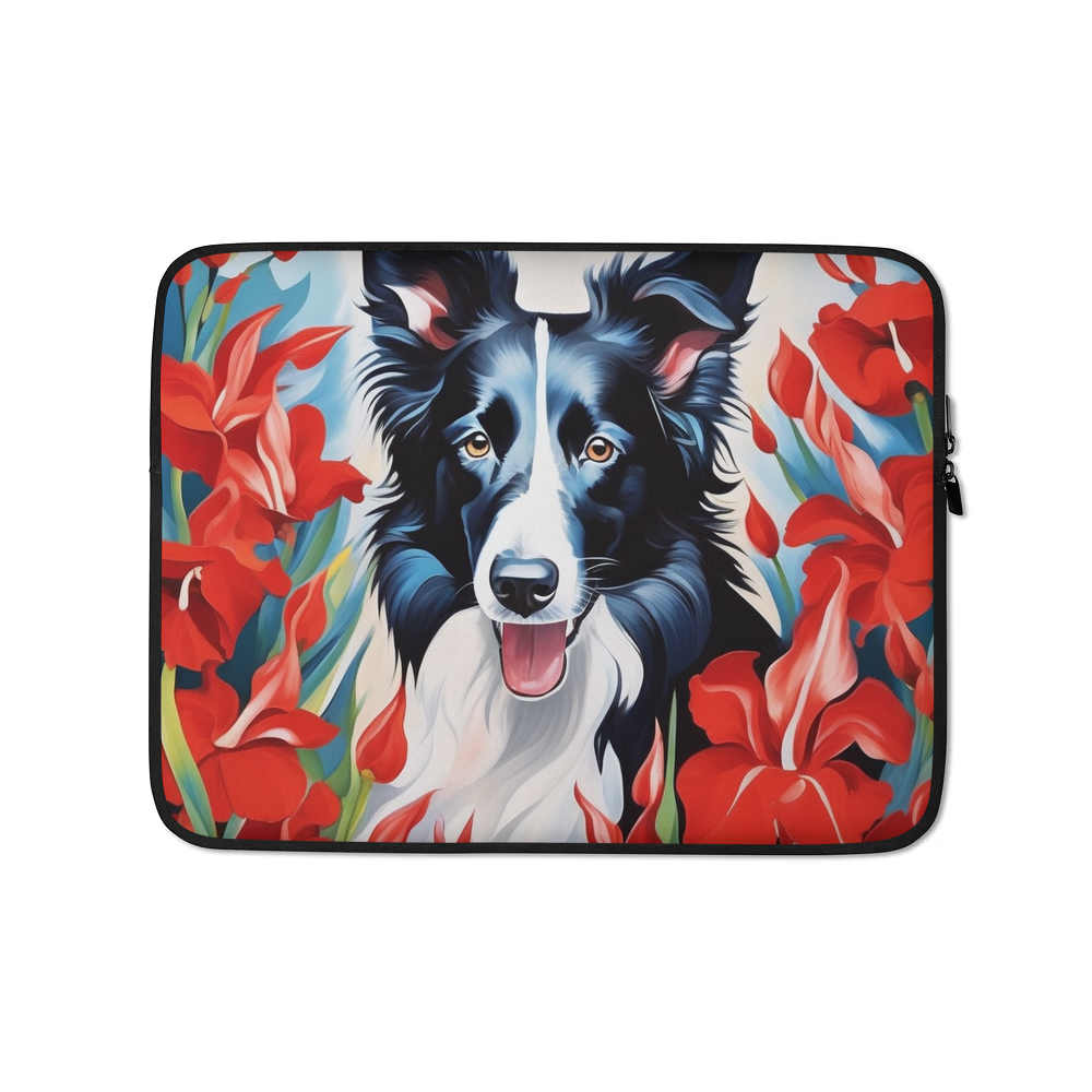 PugMug Custom Border Collie Laptop Sleeve