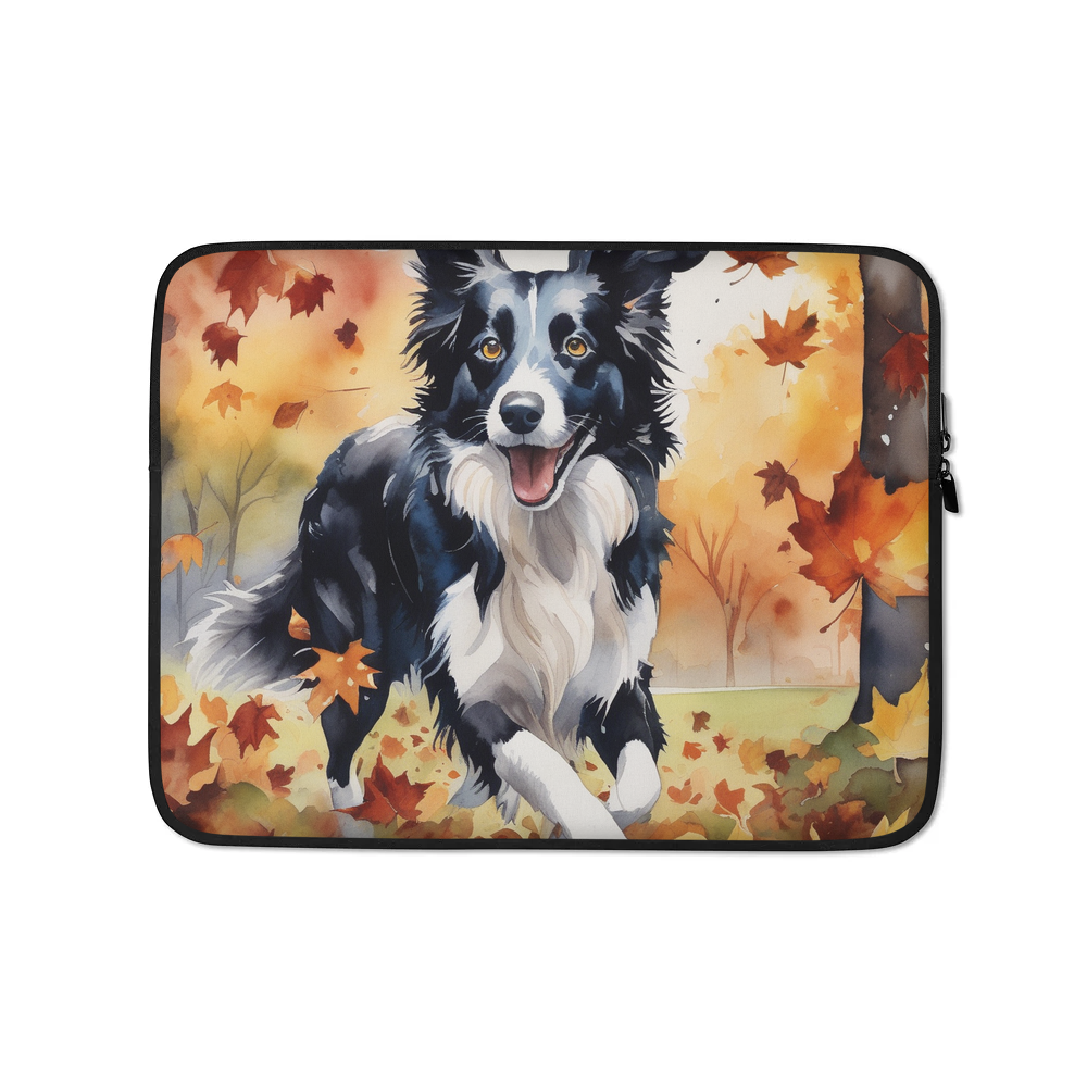 PugMug Custom Border Collie Laptop Sleeve