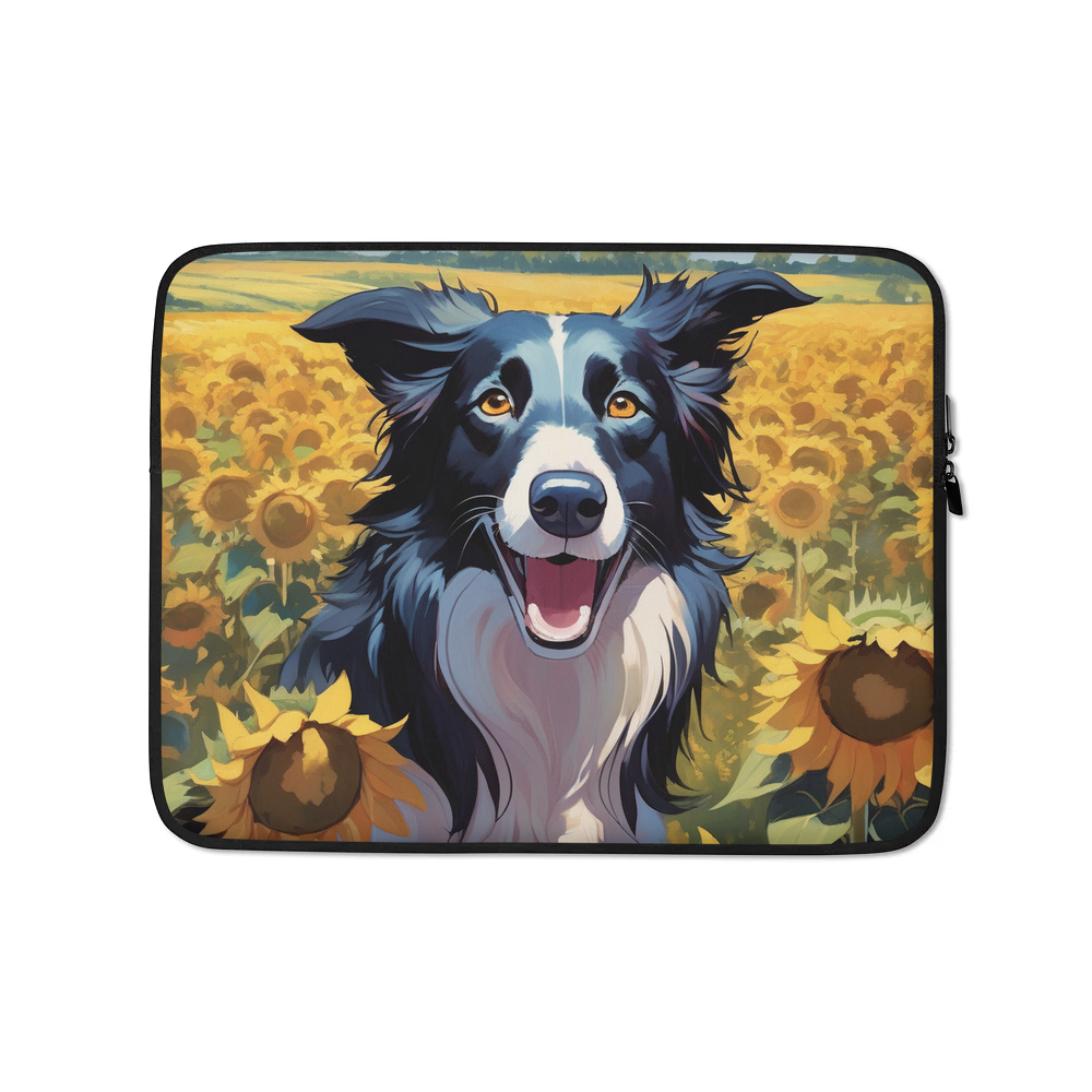 PugMug Custom Border Collie Laptop Sleeve