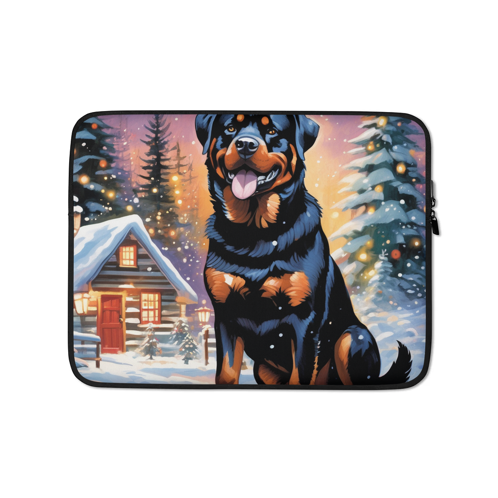 PugMug Custom Rottweiler Laptop Sleeve