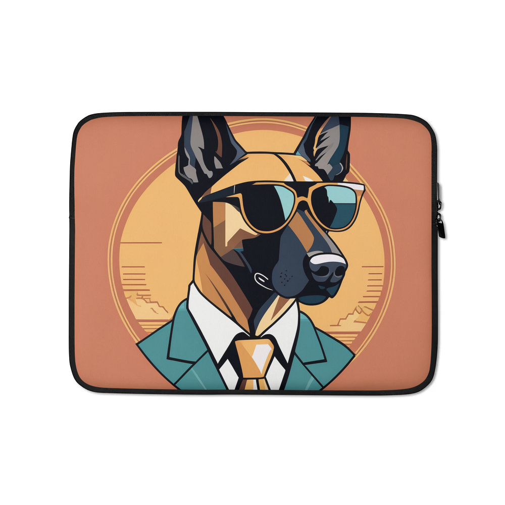 PugMug Custom Belgian Malinois Laptop Sleeve