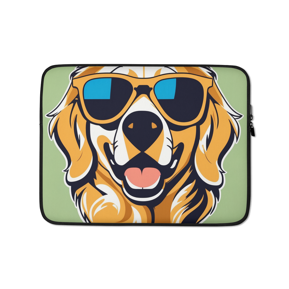 PugMug Custom Golden Retriever Laptop Sleeve