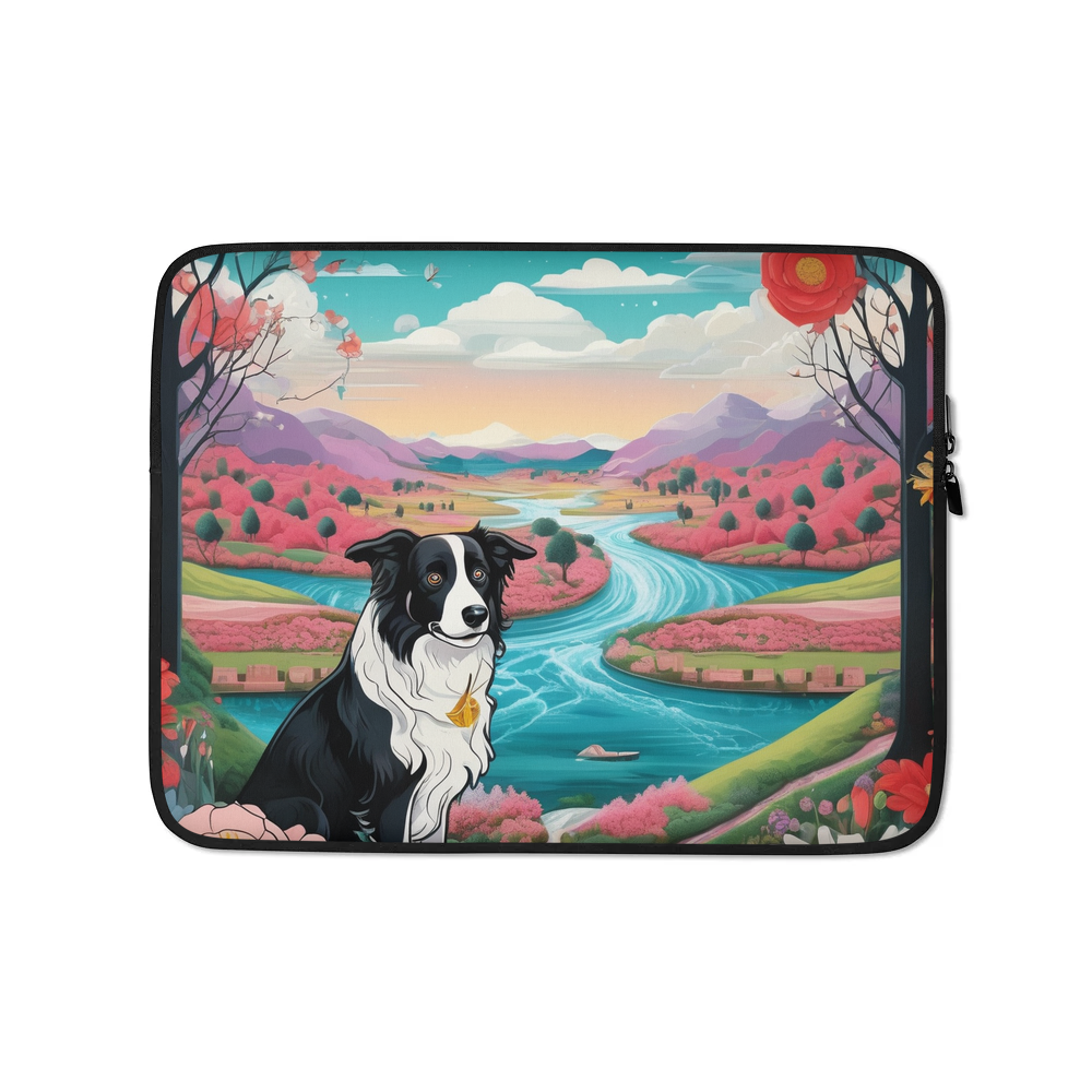 PugMug Custom Border Collie Laptop Sleeve