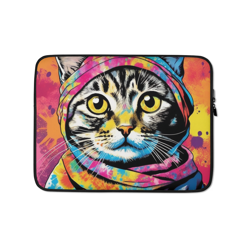 PugMug Custom Tabby Scottish Fold Cat Laptop Sleeve