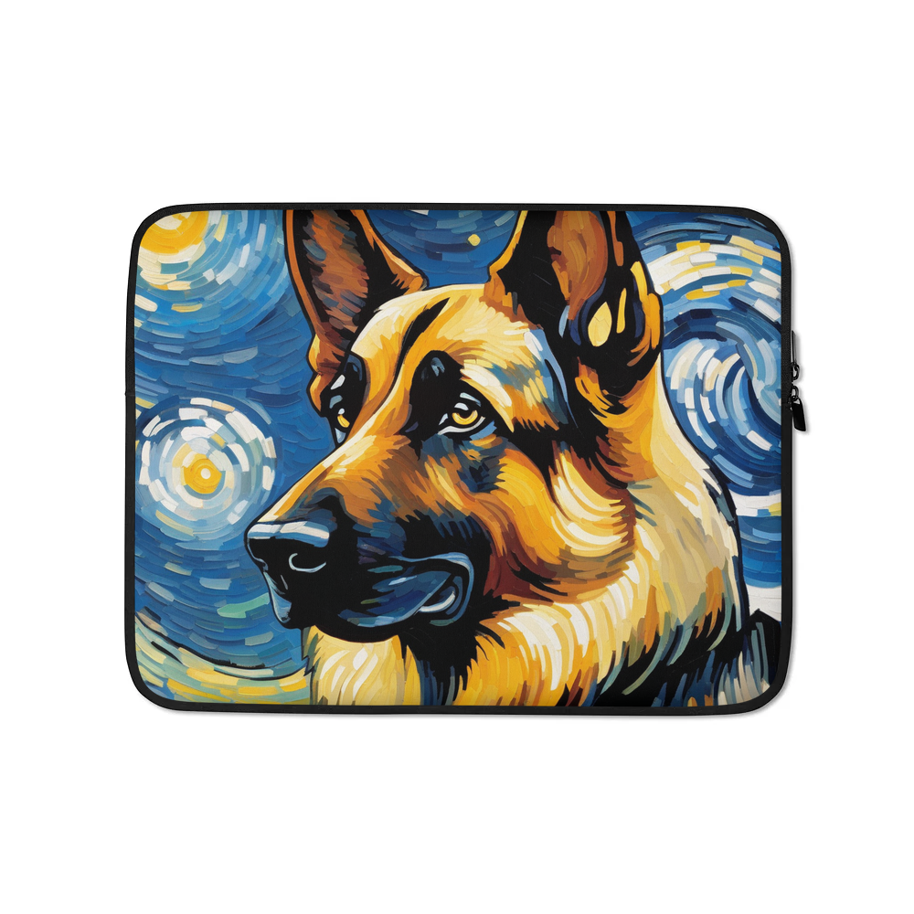 PugMug Custom German Shepherd Dog Laptop Sleeve