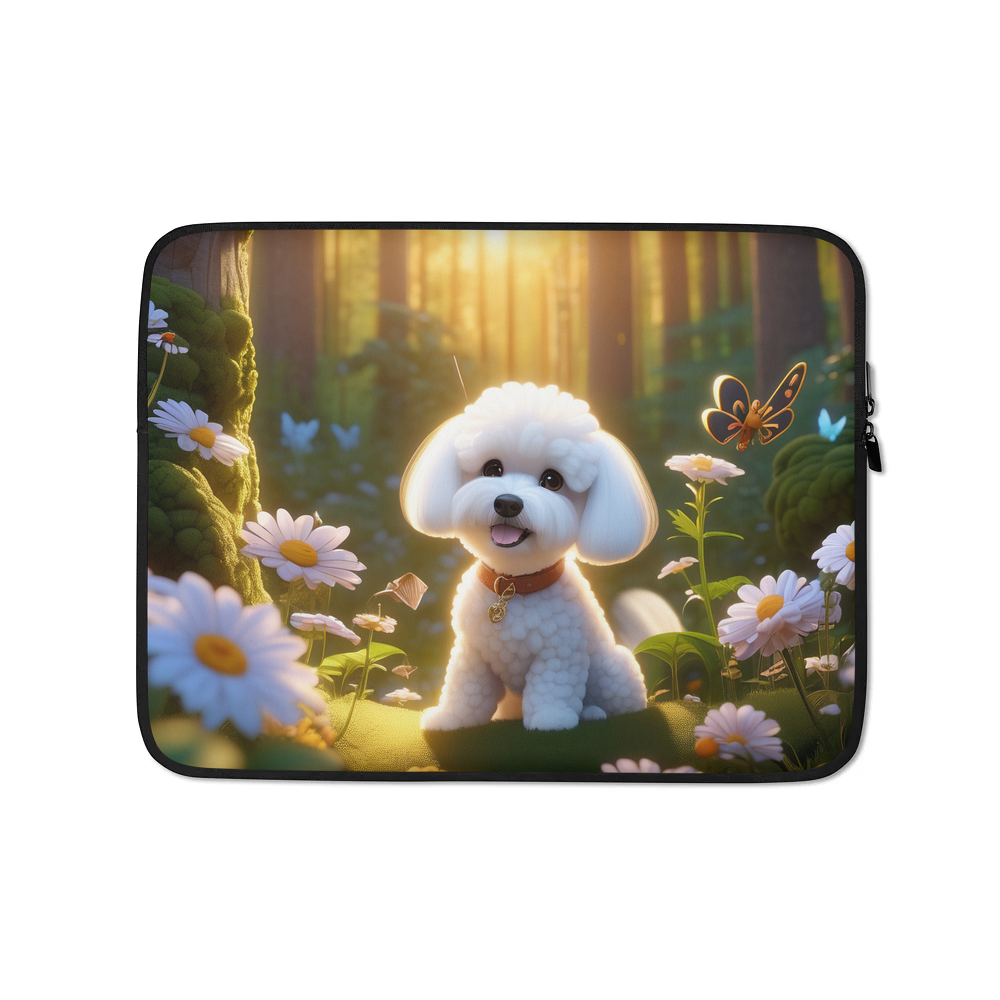 PugMug Custom Bichons Frise Laptop Sleeve