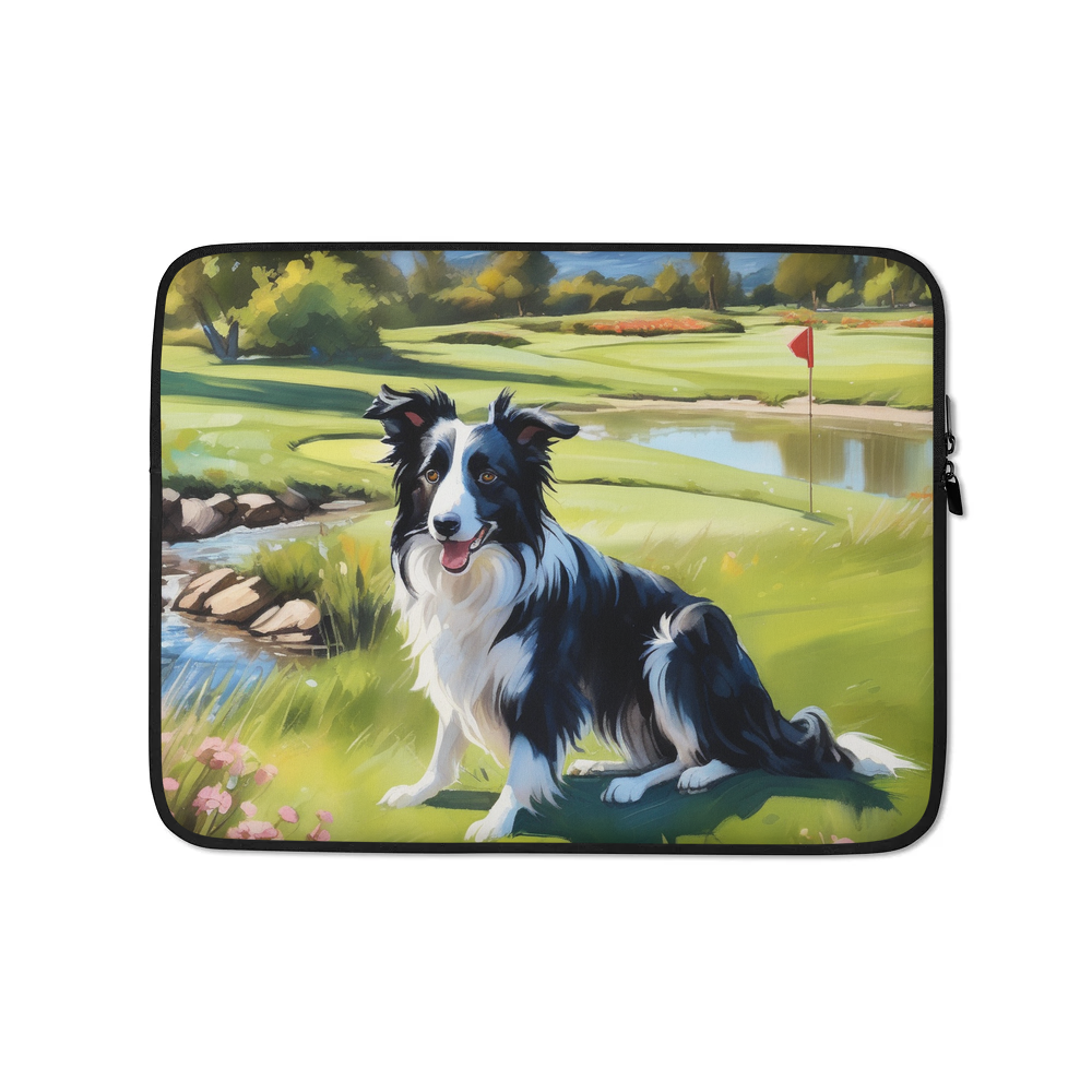 PugMug Custom Border Collie Laptop Sleeve