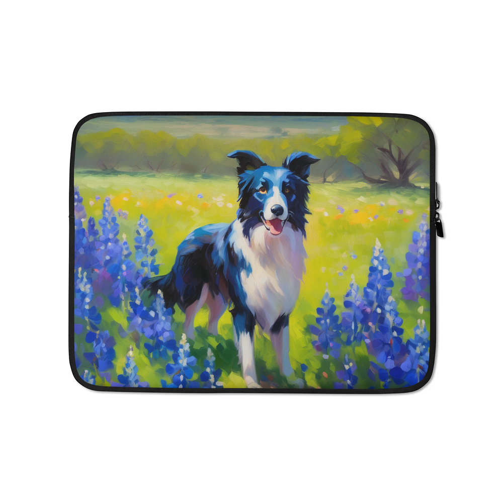 PugMug Custom Border Collie Laptop Sleeve