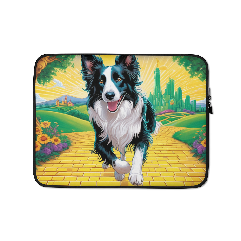 PugMug Custom Border Collie Laptop Sleeve
