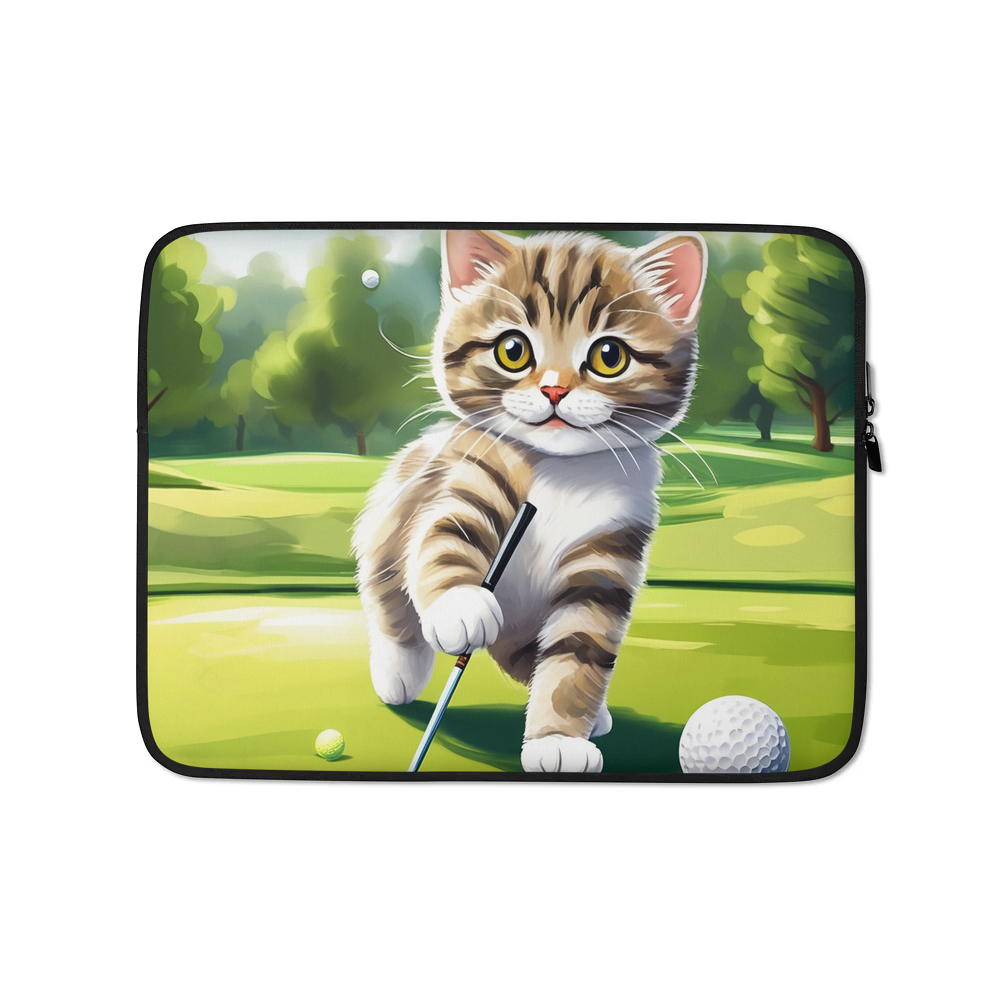 PugMug Custom Tabby Scottish Fold Cat Laptop Sleeve