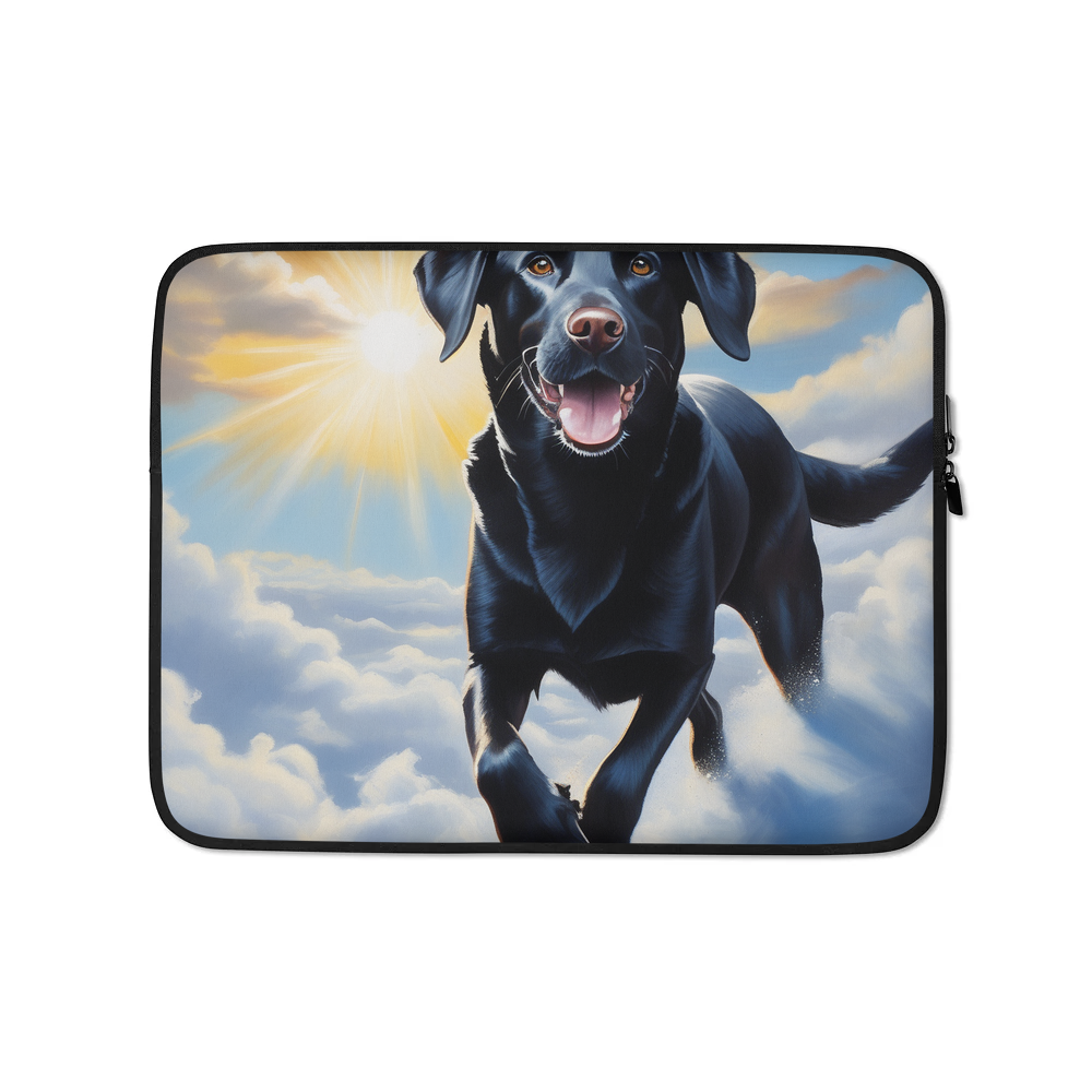 PugMug Custom Black Labrador Retriever Laptop Sleeve