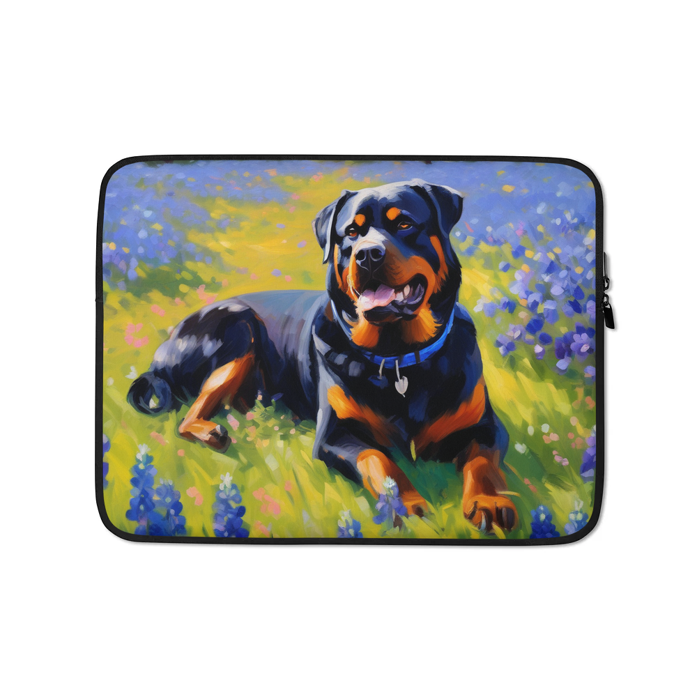 PugMug Custom Rottweiler Laptop Sleeve