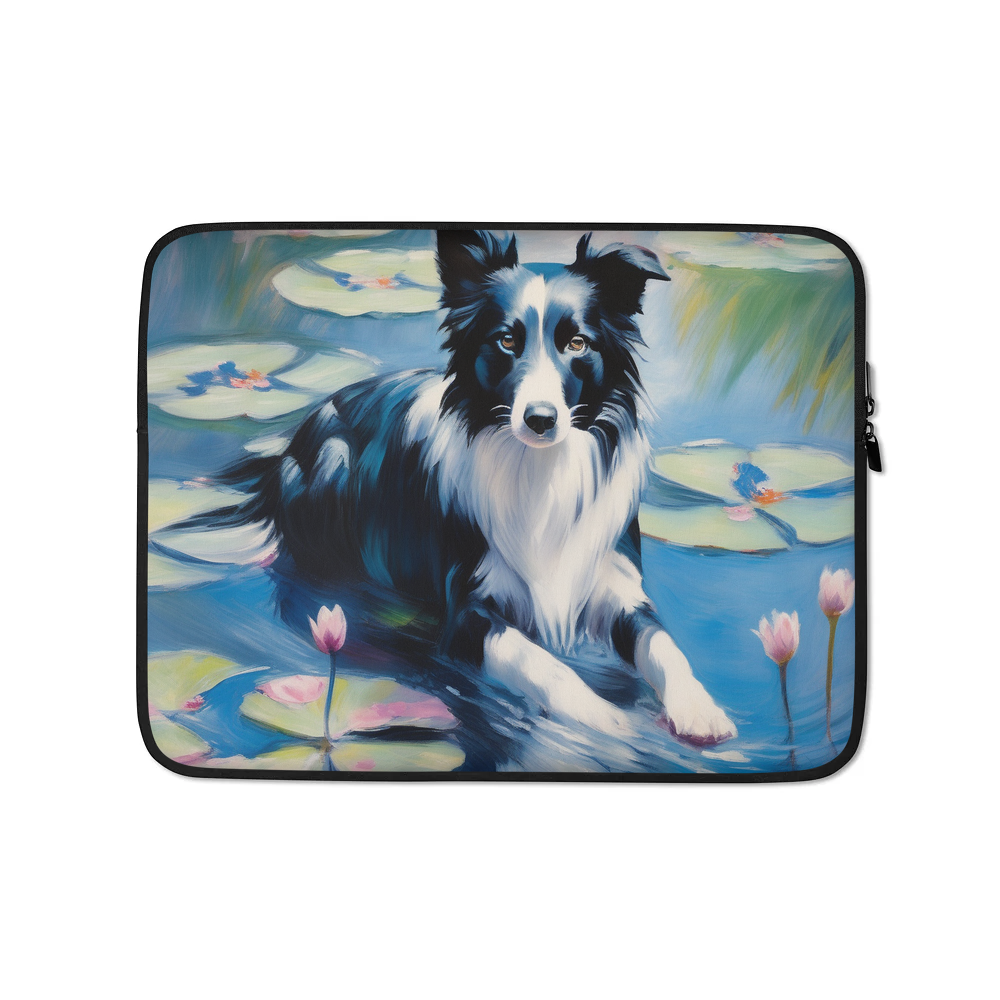 PugMug Custom Border Collie Laptop Sleeve
