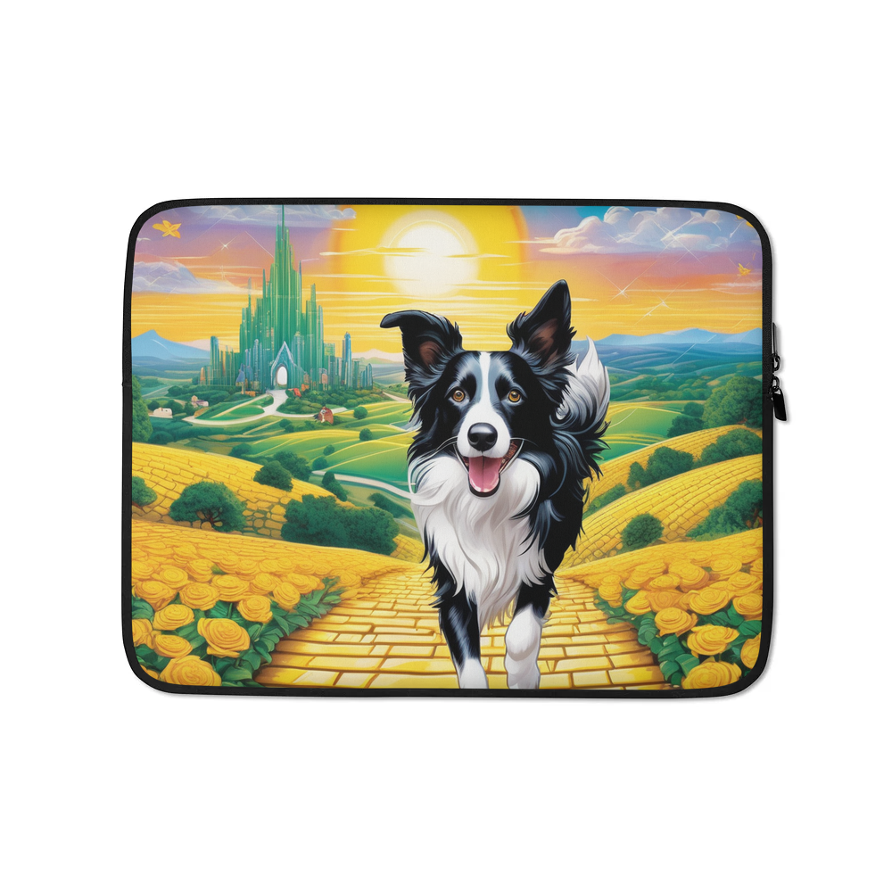 PugMug Custom Border Collie Laptop Sleeve