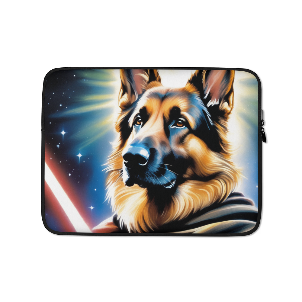 PugMug Custom German Shepherd Dog Laptop Sleeve
