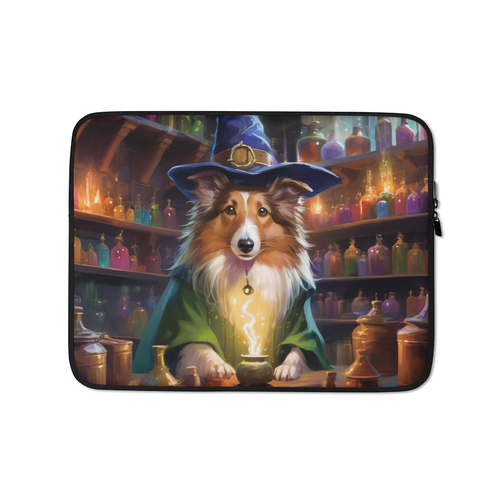 PugMug Custom Shetland Sheepdog Laptop Sleeve