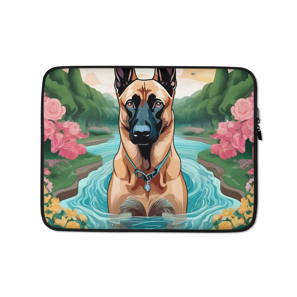 PugMug Custom Belgian Malinois Laptop Sleeve