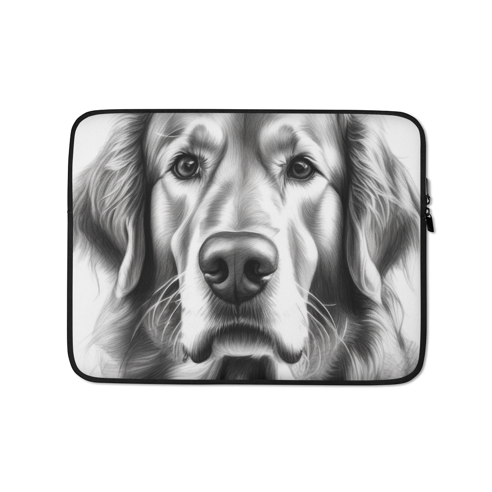 PugMug Custom Golden Retriever Laptop Sleeve