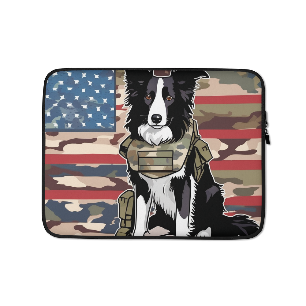 PugMug Custom Border Collie Laptop Sleeve